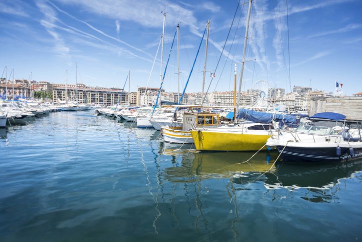 Starý přístav Marseille.