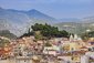 Pohled na město Kalamata, Řecko