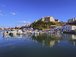 Pohled na město Mahon s přístavem, Menorka