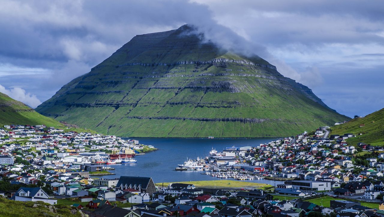 Klaksvik (Faerské ostrovy), Dánsko, Severní, Baltské a ...