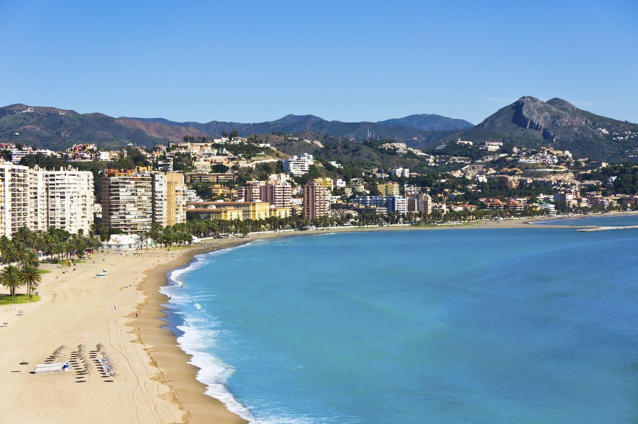 Málaga, Španělsko, Středozemní moře, Nejlepší destinace ...