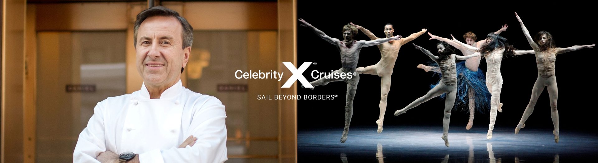 Celebrity Cruises odhaluje průkopnická partnerství s Americkým baletem a šéfkuchařem Danielem Bouludem