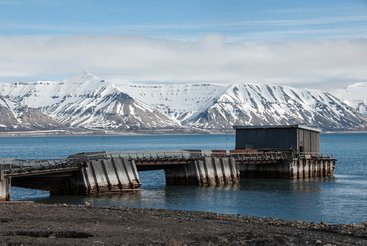 Pyramiden (Špicberky, proplutí)