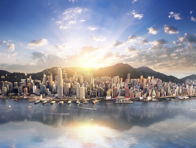 Leteckýpohled na Hong Kong