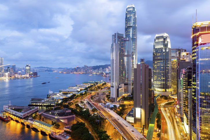 Panorama města Hong Kong