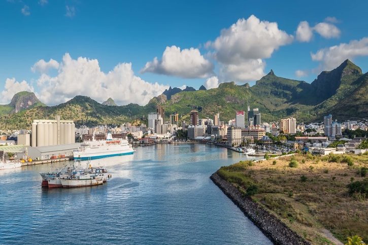 Port louis - Port Louis z přístavu.