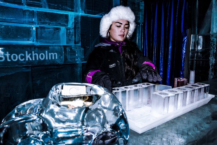 Ice Bar ve Stockholmu - Napijte se v ledovém baru ve švédském Stockholmu