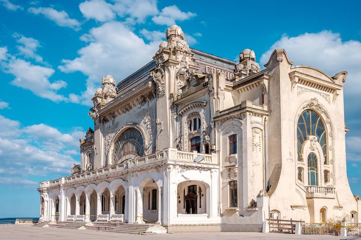 Pohled na Staré kasino, symbol města Constanta