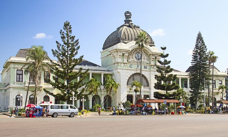 CFM Maputo Railway Station – Nenechte si ujít neoklasickou stavbu vlakového nádraží z počátku 20. století, oceněnou jako jedna z nejkrásnějších na světě. Maputo, Mosambik