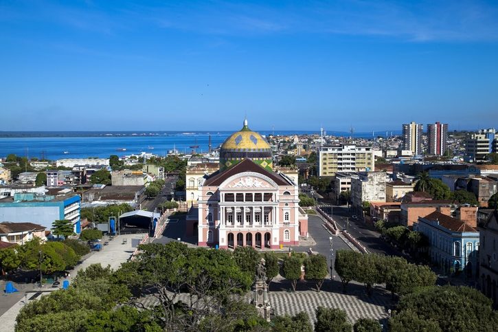 Manaus - Divadlo Teatro Amazonas.