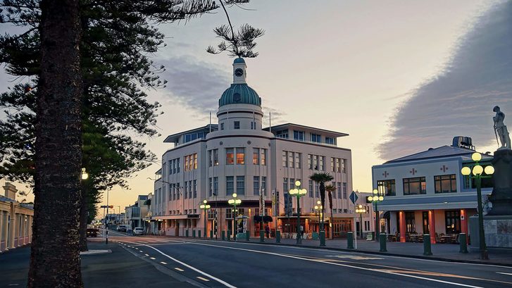The Dome - nabízí luxusní apartmány pro trávení dovolené v Napieru, Nový Zéland