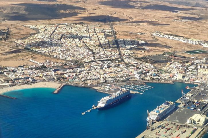 Fuerteventura - Město Puerto del Rosario.