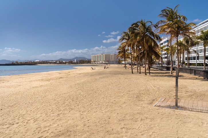 Lanzarote - Hlavní pláž v Arrecife
