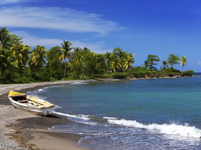 Pobřeží ve Falmouth, Jamajka Pobřeží ve Falmouth, Jamajka