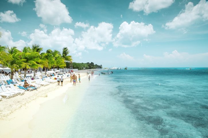 Cozumel - pláže s bílým pískem