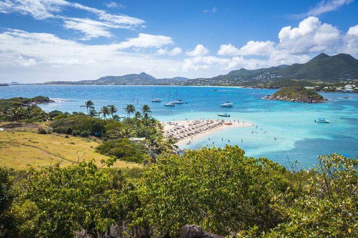 Krásné čisté moře ve Philipsburgu, Svatý Martin Krásné čisté moře ve Philipsburgu, Svatý Martin