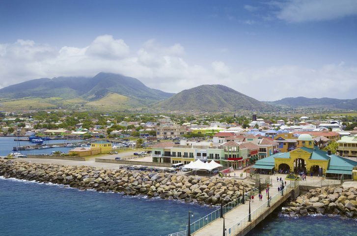Port Zante ve městě Basseterre, Svatý Kryštof a Nevis