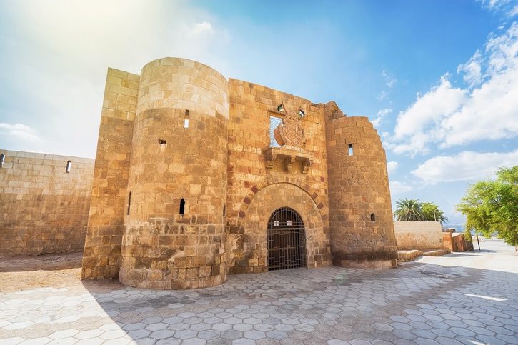 Aqaba - Hlavní vstupní brána pevnosti Aqaba Castle 