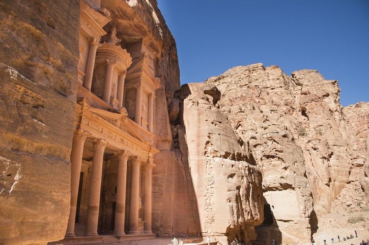 Aqaba - Skalní město Petra, Poklad Treasury (Al-Khazneh)