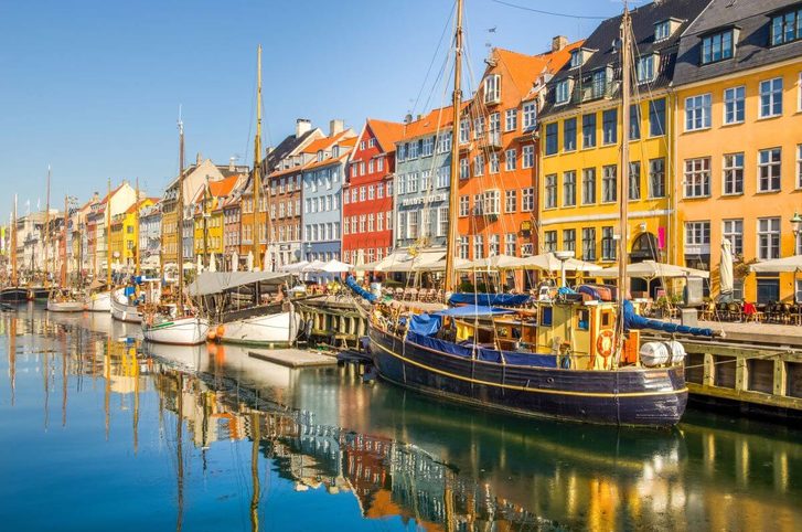 Kodaň - Nábřeží Nyhavn