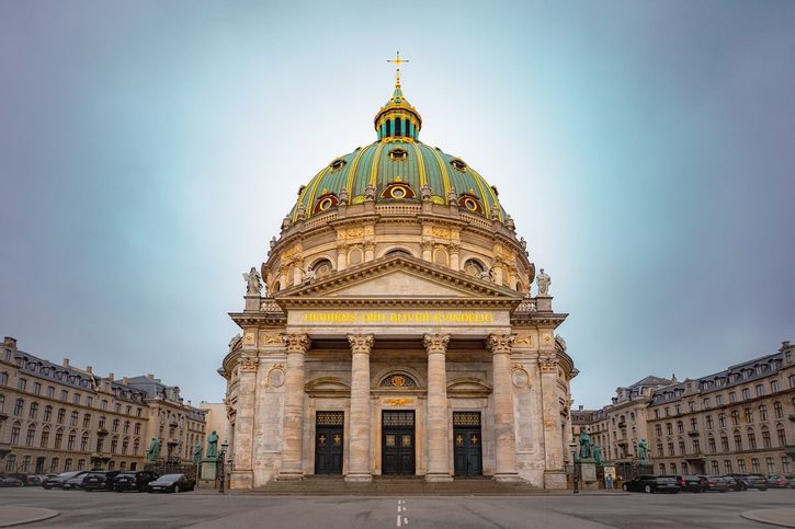Kodaň - Frederiks Kirke (Marmorkirken)