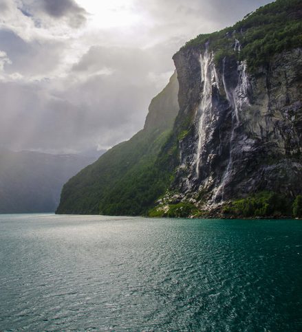Geiranger - Norsko vodopád 3 sester
