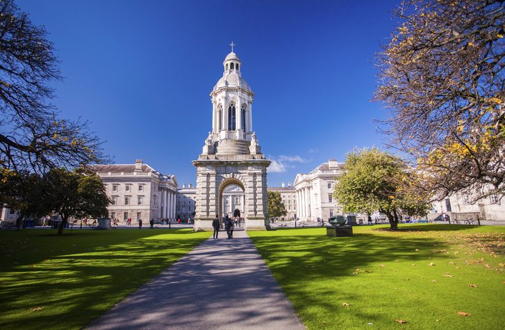 Trinity college- Vysoká škola v Dublinu, Irsko