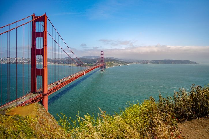 San Francisco - Z oblasti Marin Headlands.