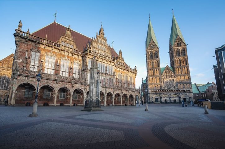 Bremerhaven - Náměstí Marktplatz v Brémách