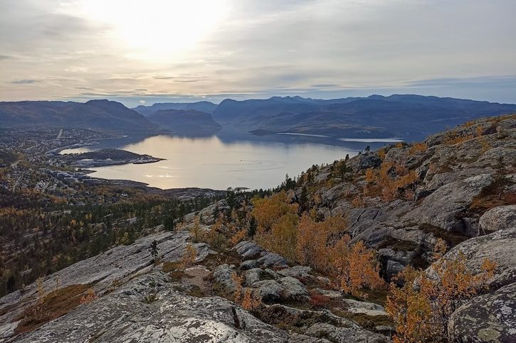 Alta - Scénický pohled na Altafjord 