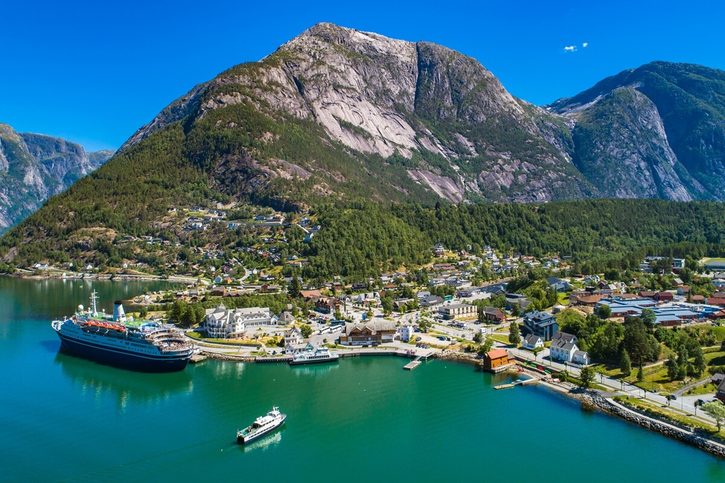 Eidfjord - Obec na západě Norska.