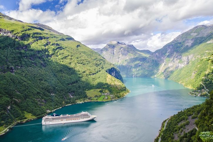 Geiranger - Krajina kolem Geirangerfjordu.