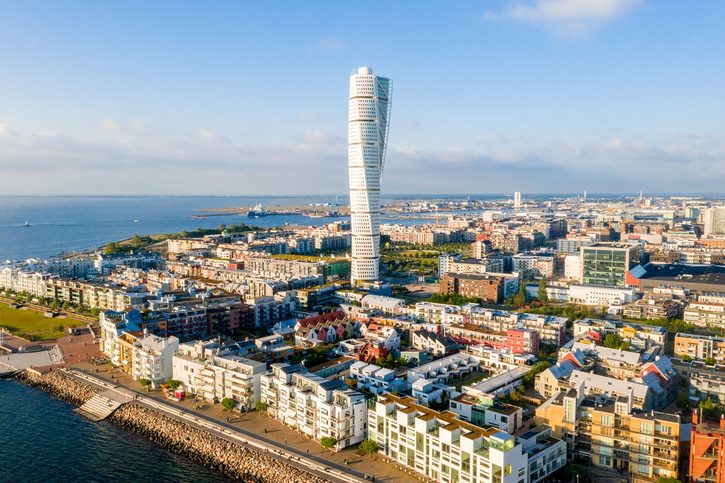 Malmö - Mrakodrap Turning Torso