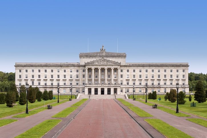 Belfast - Budova parlamentu a vlády