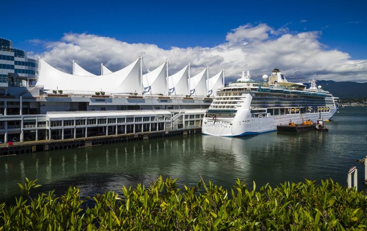 Přístav pro výletní lodě ve Vancouveru
