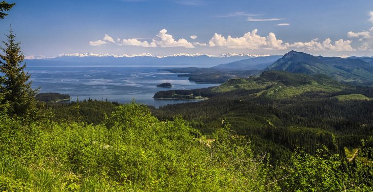 Zátoky u Icy Strait Pointu, Aljaška