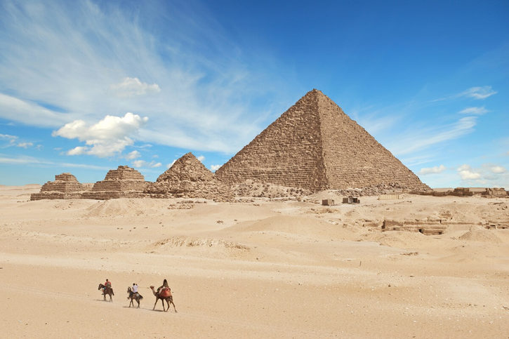 Alexandrie - Pyramidy v Gíze