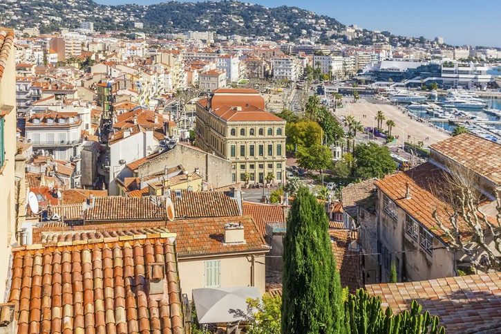 Cannes - Panoramatický výhled 