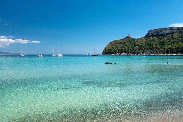 Cagliari - Pláž Poetto 