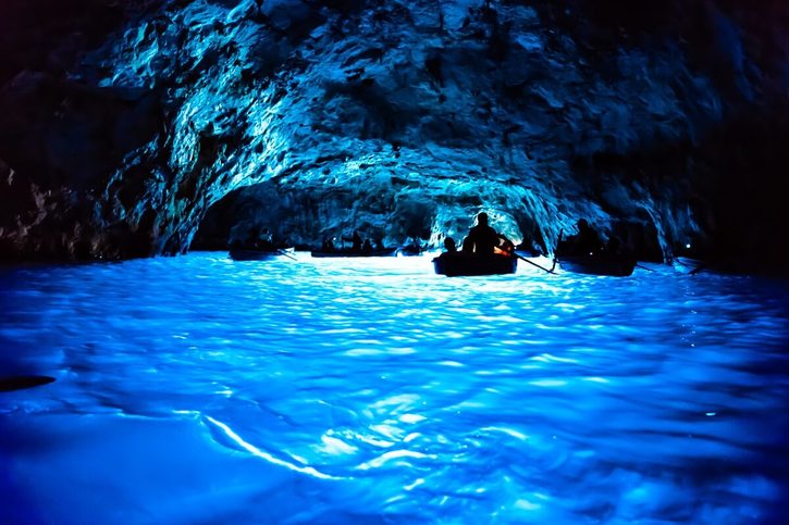 Capri - Modrá jeskyně.
