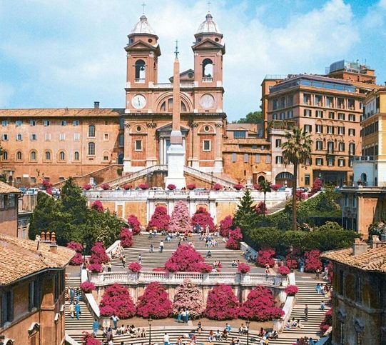 Španělské schody v Římě