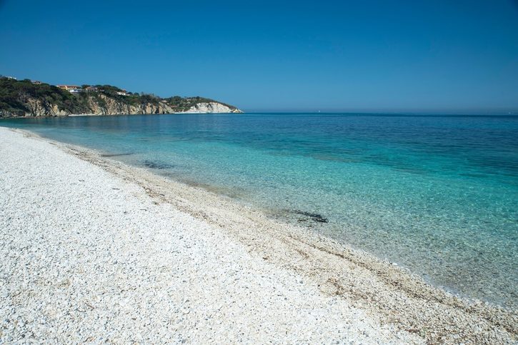 Portoferraio - Pláž Le Ghiaie.