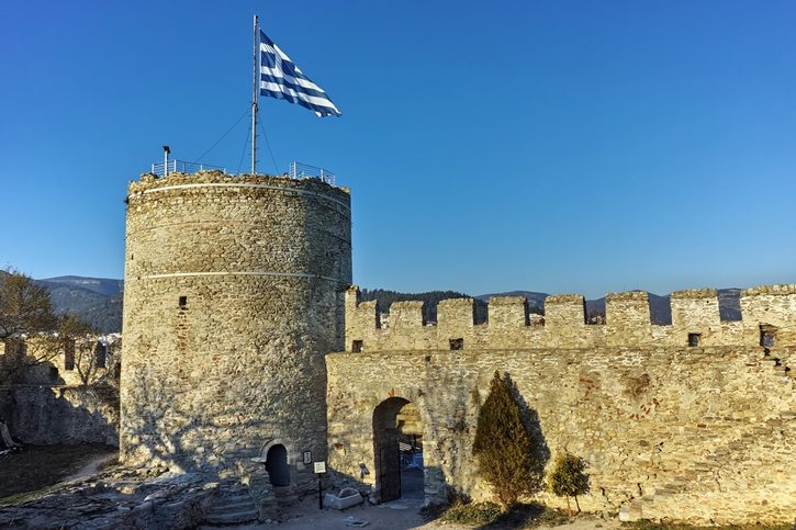 Kavala - Věž byzantské pevnosti 