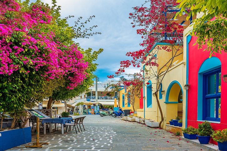 Kos - Malebná ulice na ostrově Kos