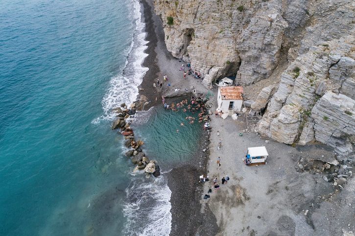 Kos - Starověké termální prameny Paralia Thermes 
