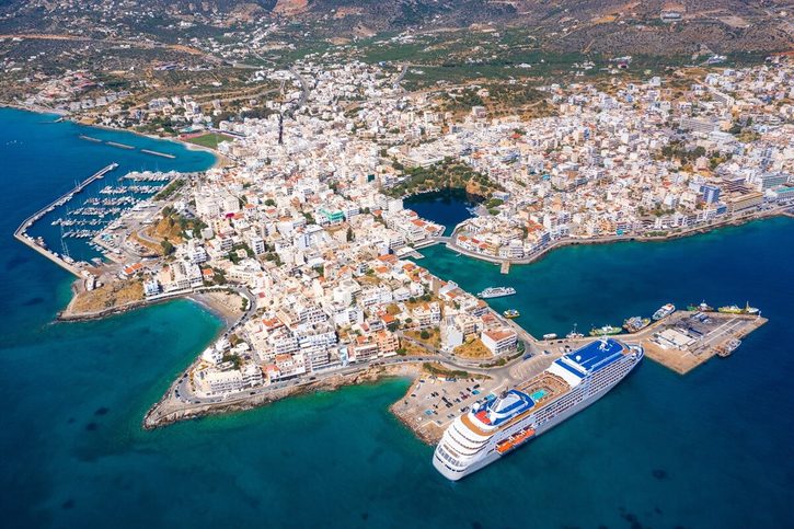 Ágios Nikólaos - Letecký pohled na Ágios Nikólaos