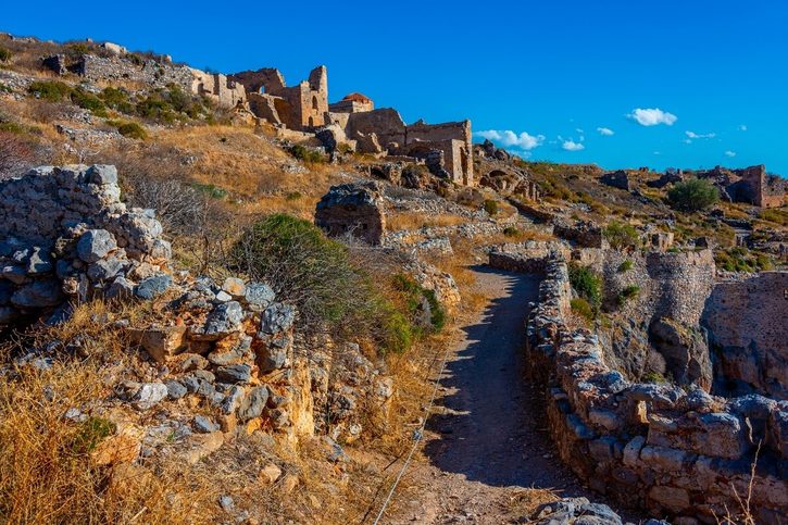 Monemvasia - Zřícenina hradu Monemvasia
