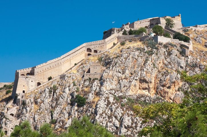 Nafplio - Starověká pevnost Palamidi Nafplio - Starověká pevnost Palamidi