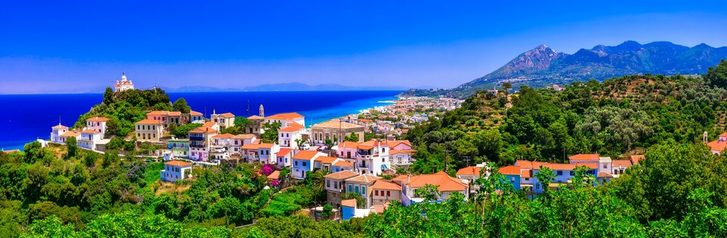 Samos - Vesnice Karlovasi.