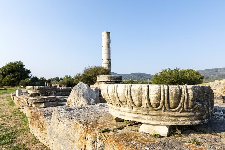 Samos - Starověké město Héraion.